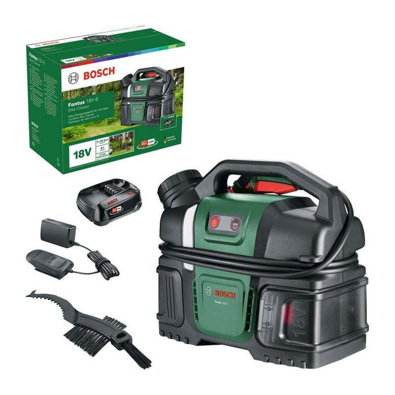 Nettoyeur Haute Pression Sans Fil Bosch Fontus 18V-6 pour Vélos