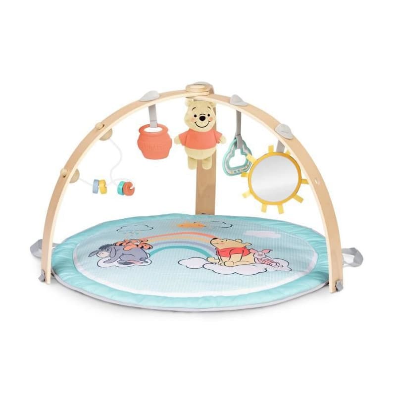 Tapis d'éveil Disney Baby Winnie l'Ourson - Évolutif et Réversible avec Jouets