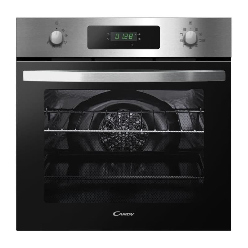 Four Encastrable Pyrolyse CANDY FICD X676 - 65L Inox Noir