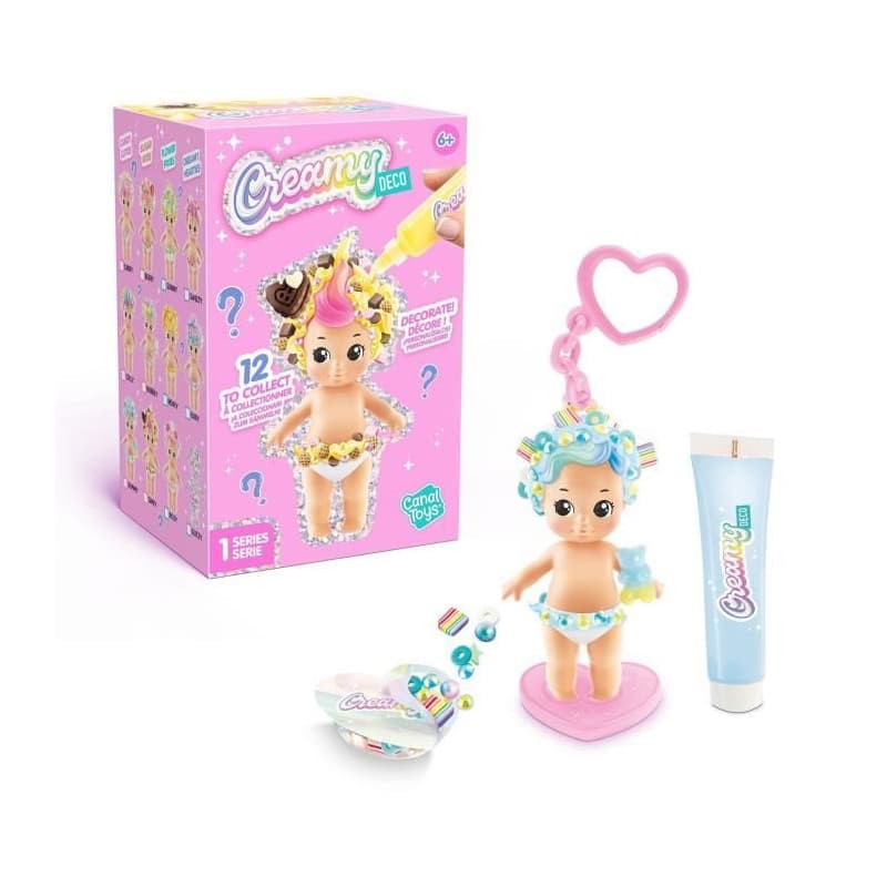 Kit de Personnalisation Creamy Déco Baby - 12 Figurines à Collectionner