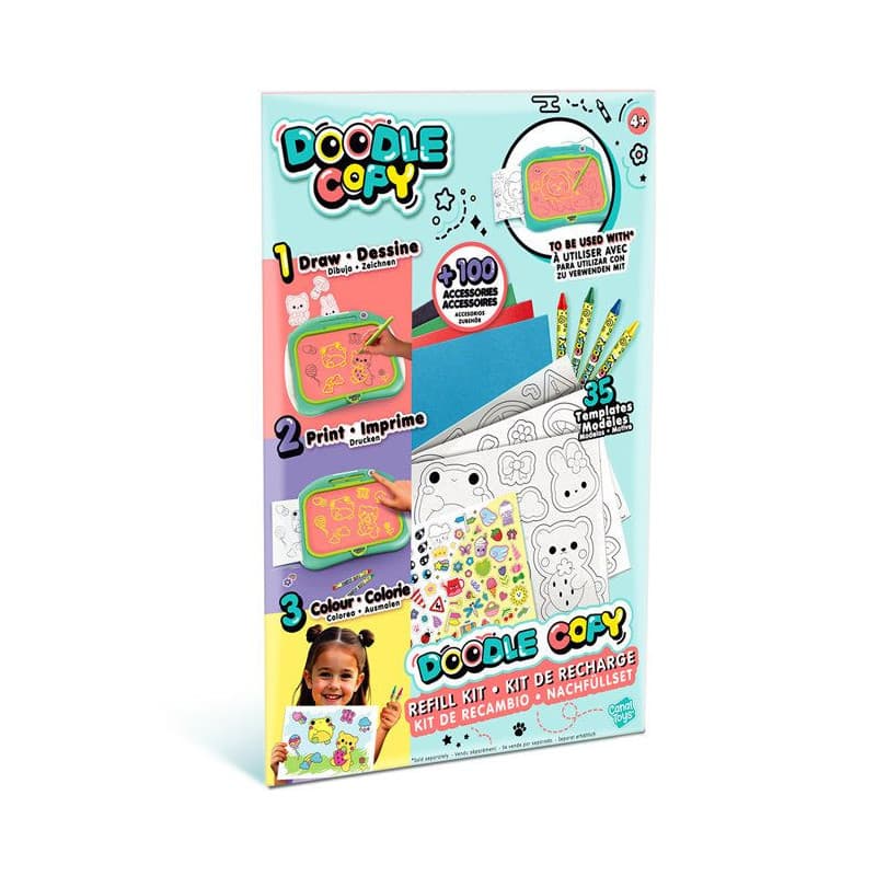 Kit de Recharge Doodle Copy pour Dessin et Colorisation - Canal Toys