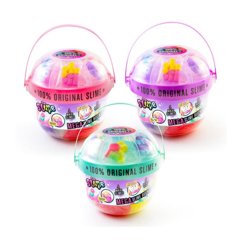 Seau Méga Slime Canal Toys - 4 Slimes Géantes à Personnaliser