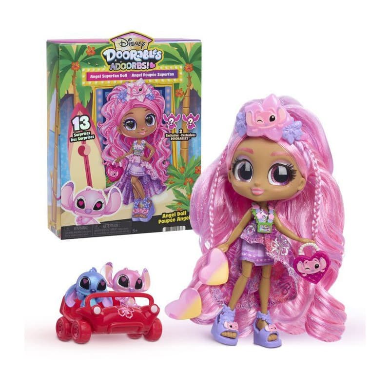 Poupée Disney Doorables Adoorbs Angel - 14 cm avec accessoires