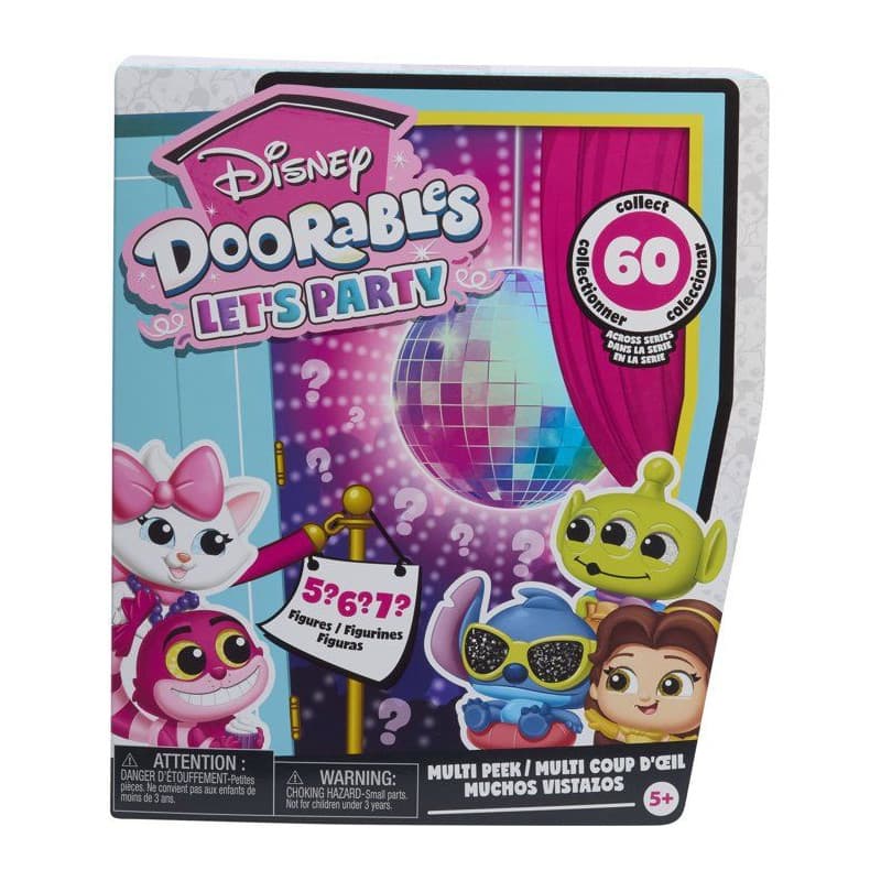 Coffret de 4 mini-figurines Disney Doorables - Let's Party