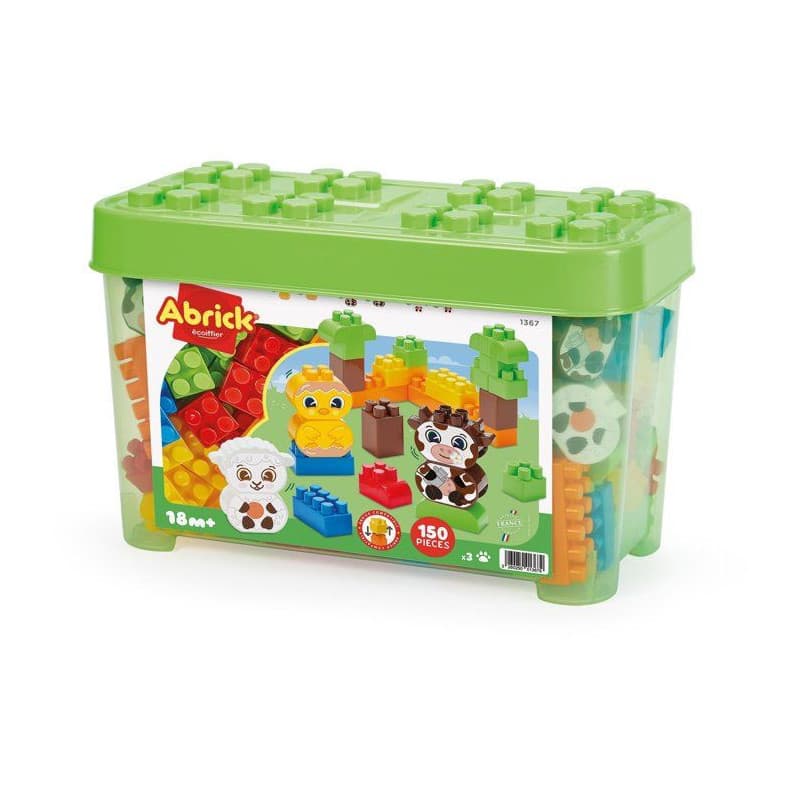Coffret de Construction Ferme Abrick - 150 Pièces Éducatives