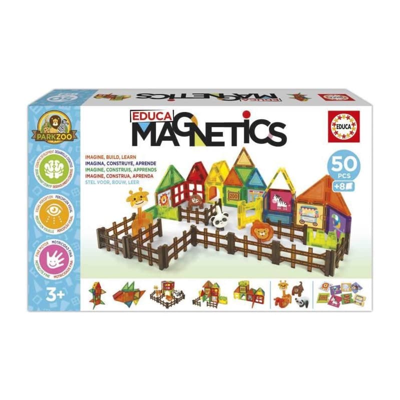 Magnetics Parc Zoo - Jeu de construction créatif pour enfants
