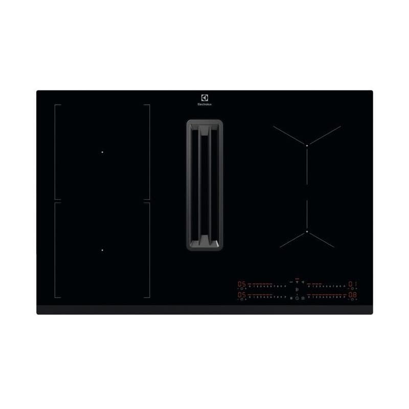 Plaque de cuisson induction aspirante Electrolux 4 foyers 78 x 52 cm