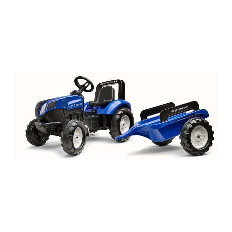 Tracteur à Pédales New Holland avec Remorque - FALK - Fabriqué en France