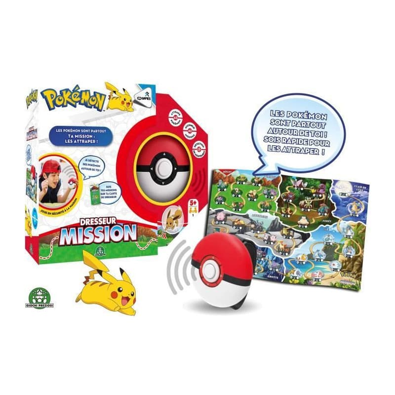 Pokémon Dresseur Mission - Jeu de société interactif pour capturer des Pokémon