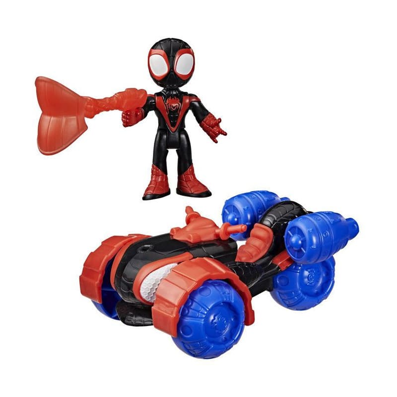 Véhicule Techno-Quad avec Figurine Miles Morales - Marvel Spidey
