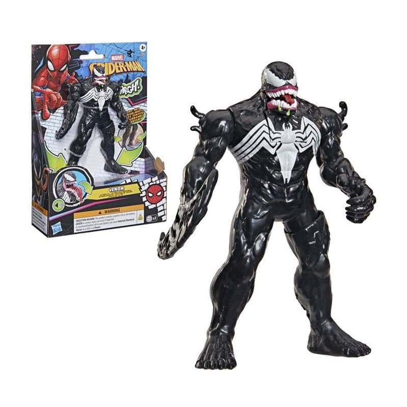 Figurine électronique Venom 15 cm avec effets sonores - Super-héros Marvel