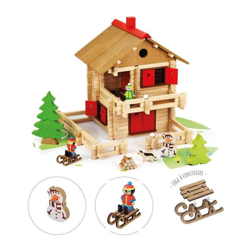 Jeujura - Grand Chalet d'Alpage en Bois - 215 Pièces à Construire