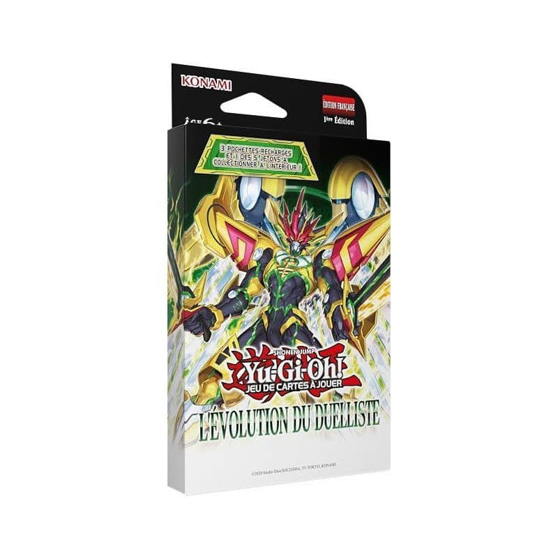 Pack de 3 boosters Yu-Gi-Oh! L'Évolution du Duelliste avec carte jeton