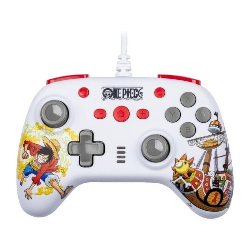 Manette Filaire KONIX One Piece pour Nintendo Switch et PC - Luffy - 3m