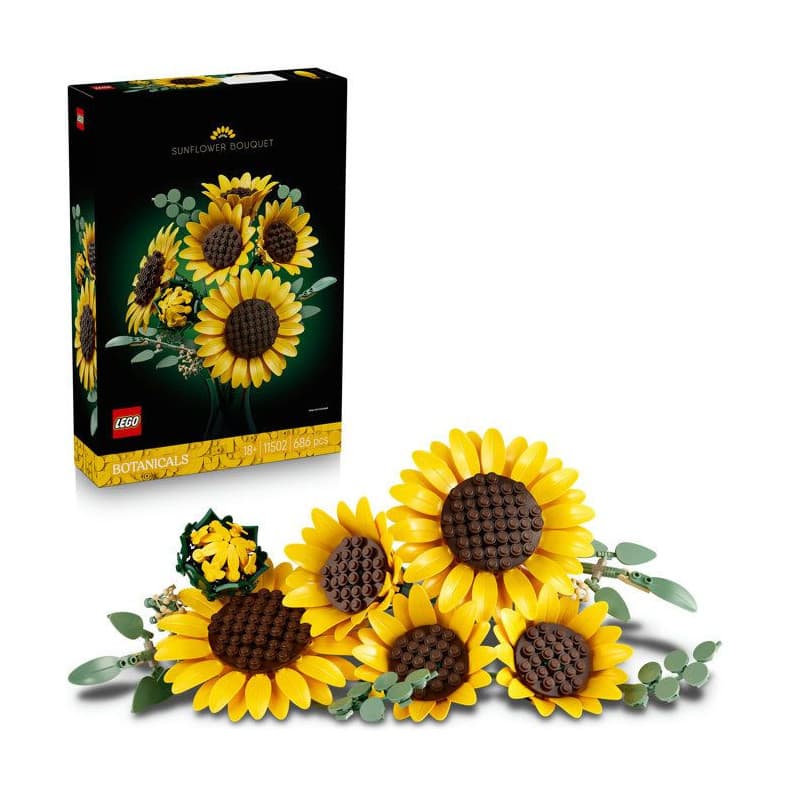LEGO Botanicals - Bouquet de Tournesols Artificiels pour Décoration