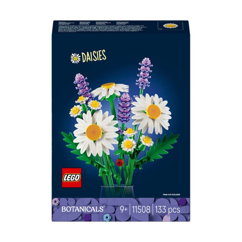 Bouquet de Marguerites LEGO Botanicals - Fleurs Artificielles Colorées