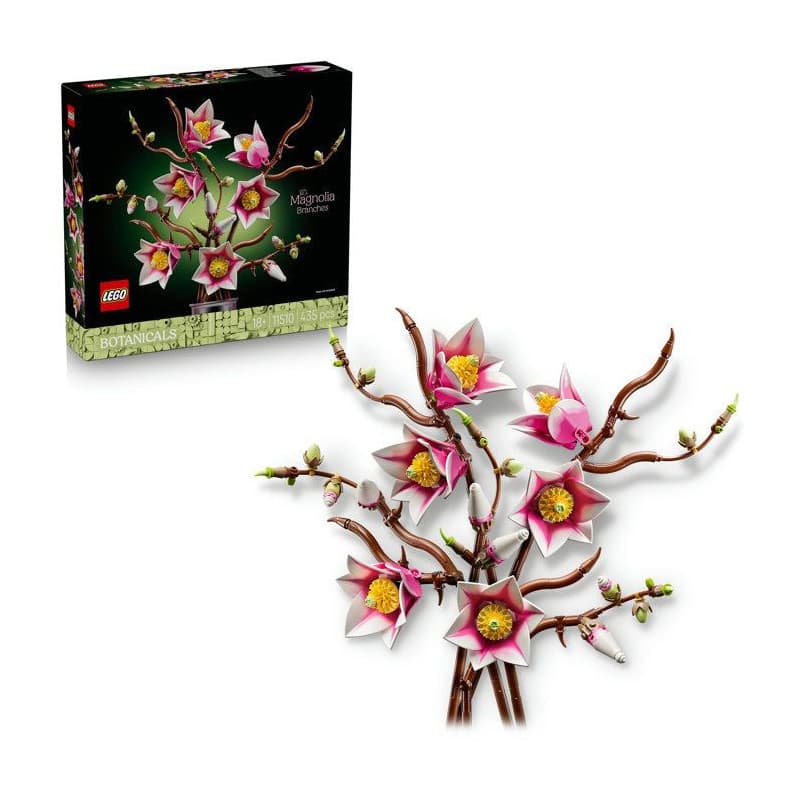 Set de Construction Branches de Magnolia LEGO Botanicals pour Adultes