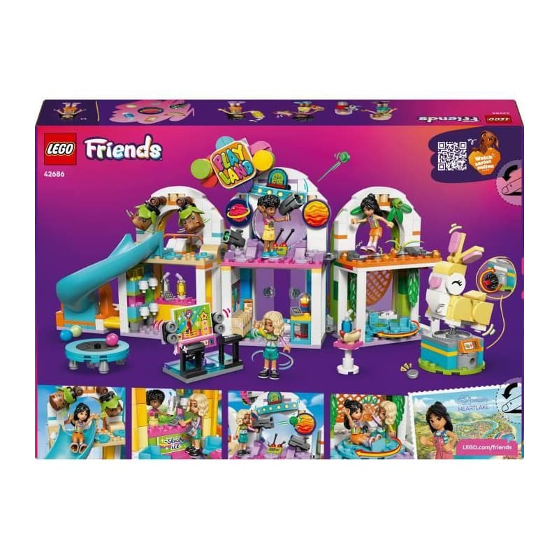 LEGO Friends - Aire de Jeux d'Intérieur avec Toboggan et Mini-Poupées