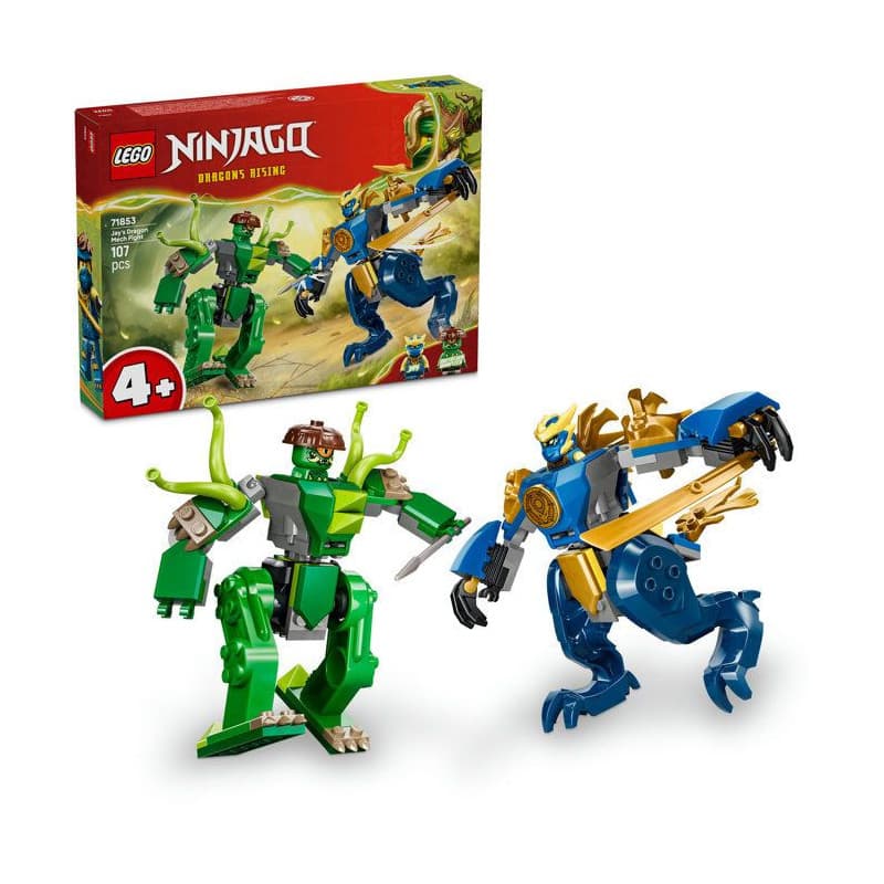 LEGO NINJAGO - Le Combat du Robot Dragon de Jay pour Enfants