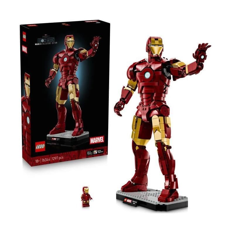 LEGO Marvel Iron Man Mark 3 Édition Collector - Set de Construction