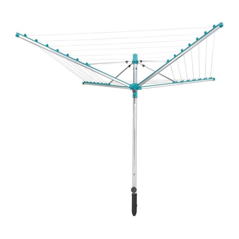 Séchoir Parapluie Leifheit Linomatic 400 Easy - 40m d'Étendage Turquoise