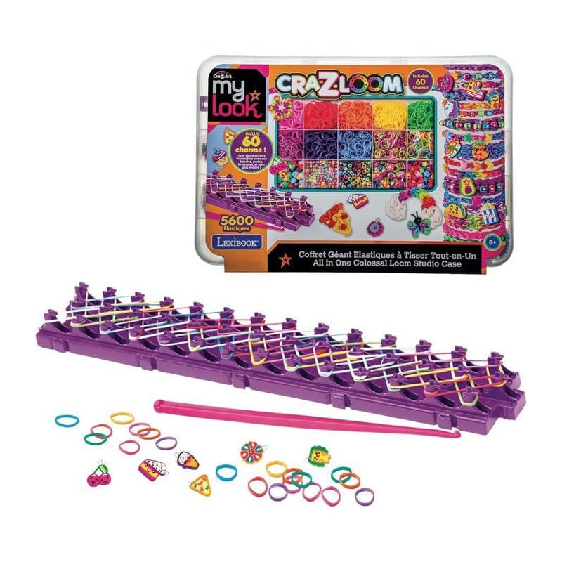 Coffret Géant Studio Élastique à Tisser Crazart - Créativité Illimitée