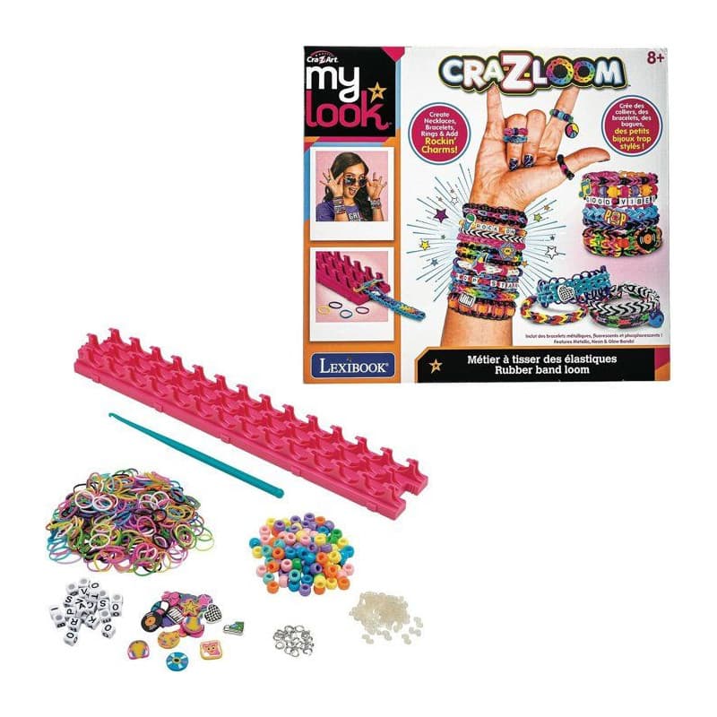 Kit de Bracelet Élastiques à Tisser Rock 'n' Roll - Crazart