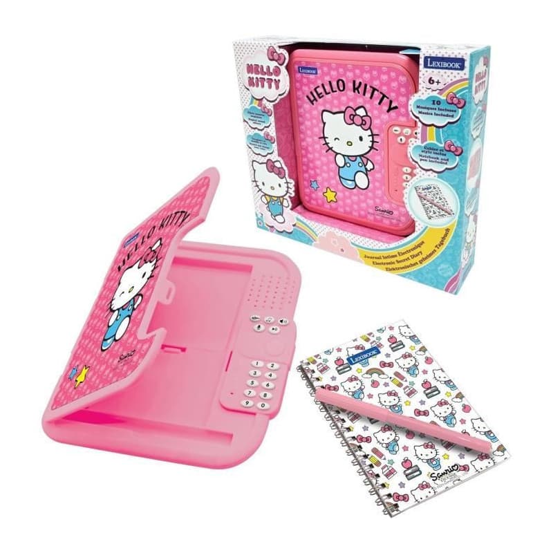 Journal Intime Électronique Hello Kitty avec Coffre-Fort