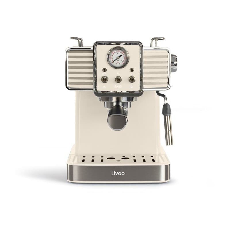Machine à café expresso LIVOO DOD174C 1350W 15 bars Crème