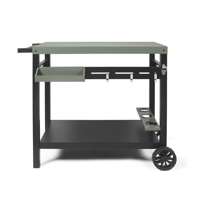 Desserte Pratique pour Plancha LIVOO GS167V - Vert et Noir