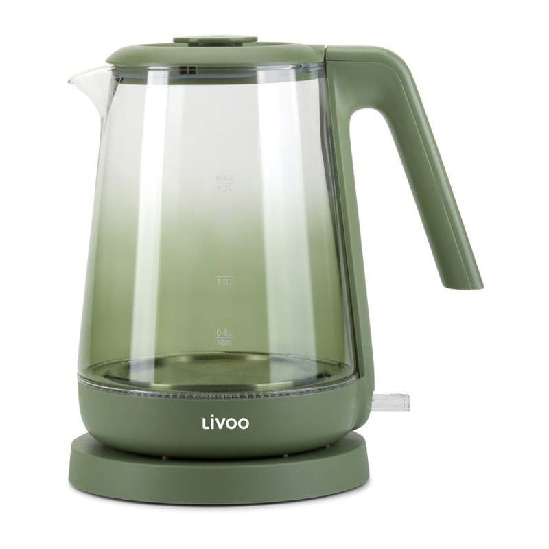 Bouilloire Électrique LIVOO DOD216V en Verre 1,7 L - 2200 W