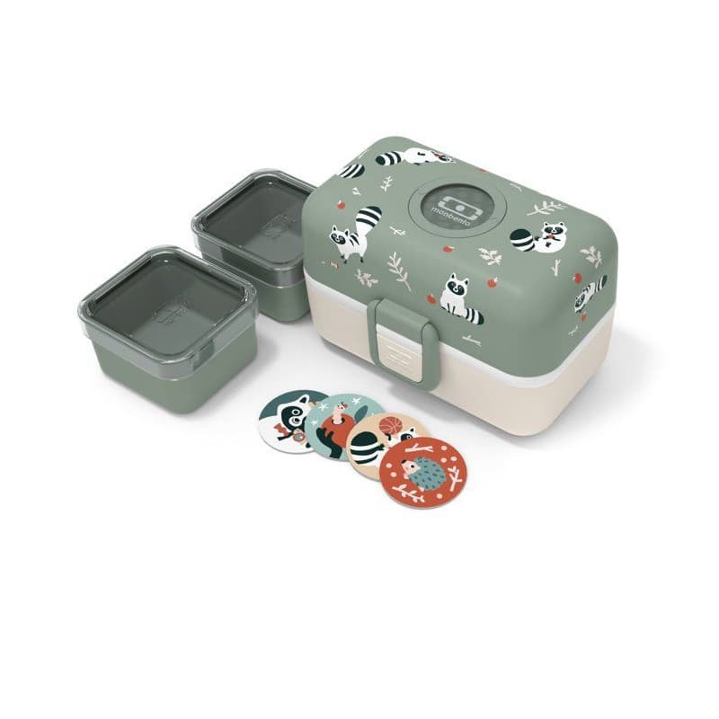 Lunch Box Enfant MONBENTO 3 Compartiments Amusante et Pratique