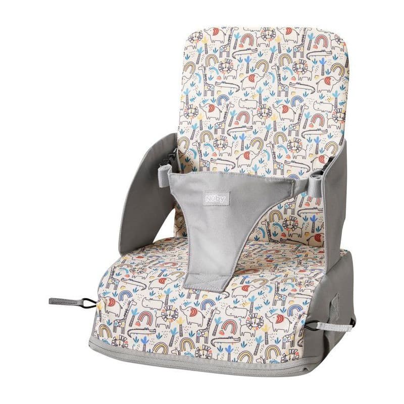 Siège Réhausseur NUBY Safari avec Harnais 3 Points - Beige