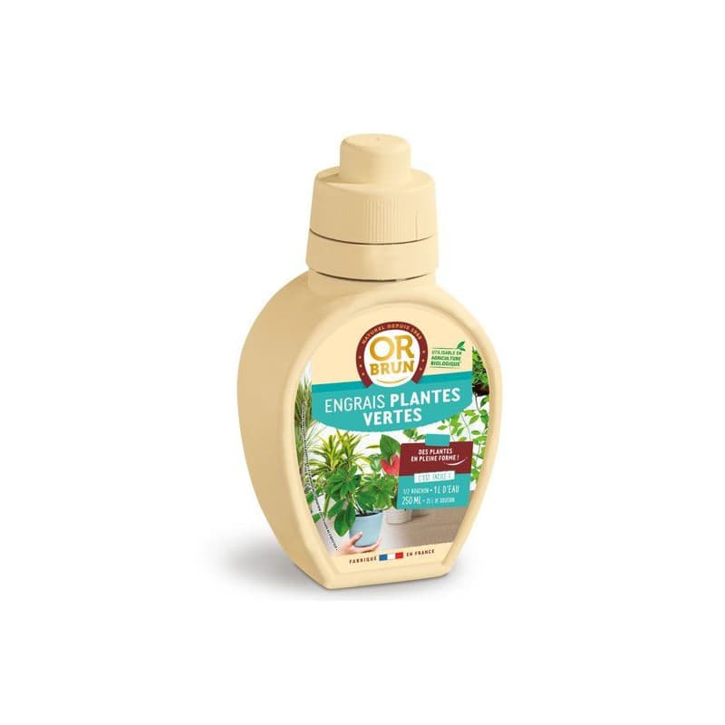 Engrais pour Plantes Vertes - OR BRUN - 250 ml - Croissance Optimale