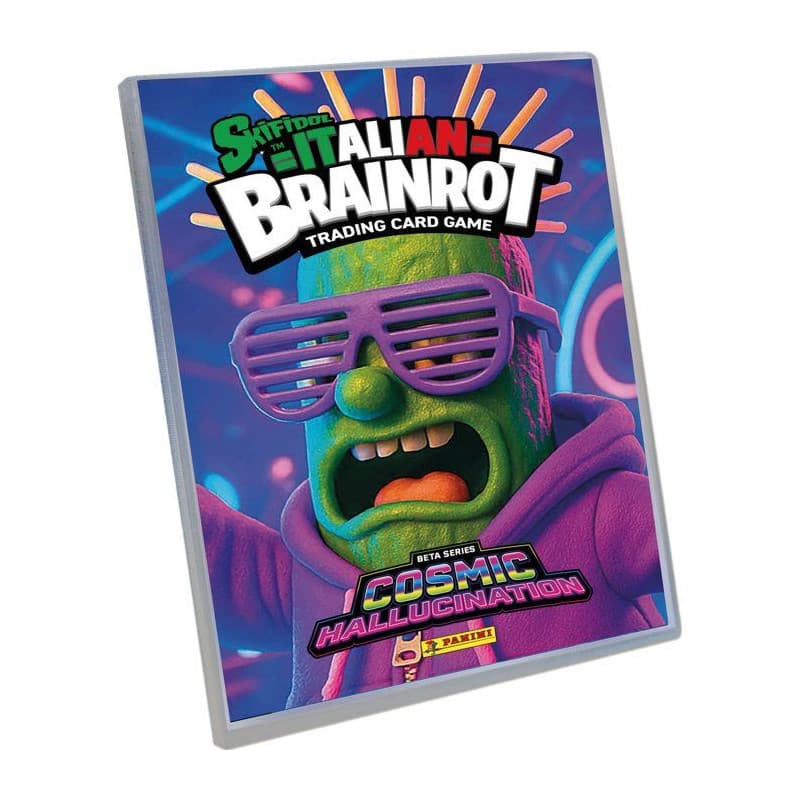 Pack de démarrage Skifidol Italian Brainrot TCG - Album et 7 cartes