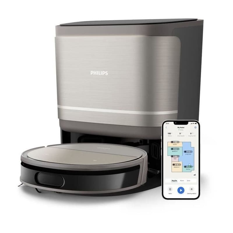 Aspirateur Robot Philips Série 9000 avec Station Tout-en-Un