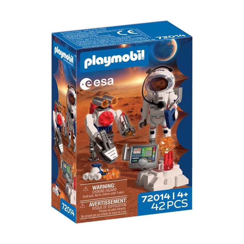 Playmobil Astronaute de l'ESA avec Robot - Aventure Spatiale