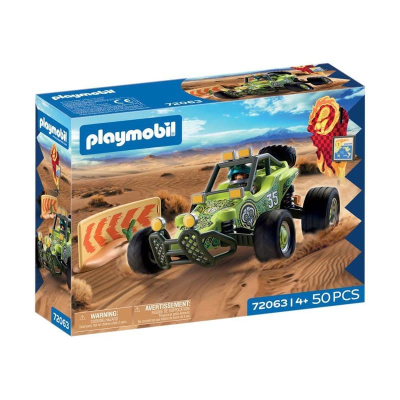 Véhicule Tout-Terrain Playmobil - Course Aventure 50 Pièces