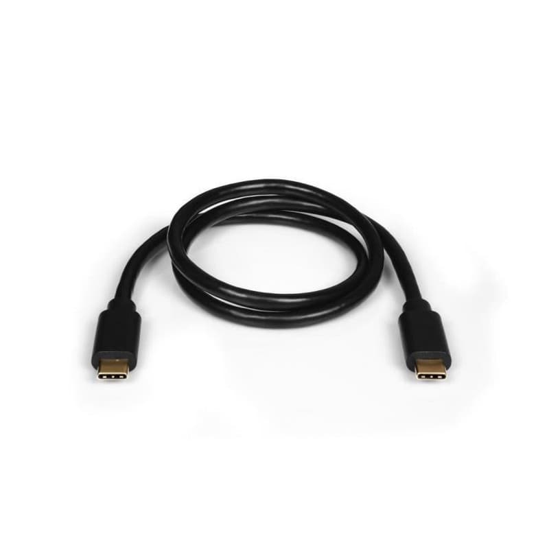 Câble USB-C 1 m PORT DESIGNS - Charge rapide 60 W - Noir élégant