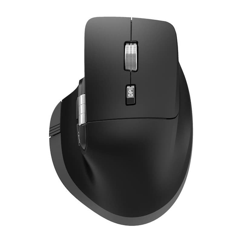 Souris sans fil ULTIMATE PORT Designs - Bluetooth & 2.4 GHz - Rechargeable - Gris