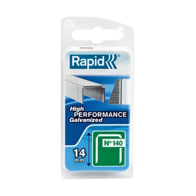 Lot de 200 Agrafes Rapid n°140 16mm pour Agrafeuse Manuelle