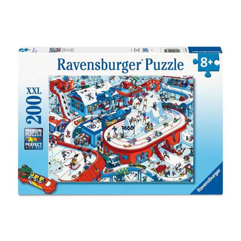 Puzzle XXL Ravensburger - Sports d'Hiver pour Enfants à Partir de 8 Ans - 200 Pièces