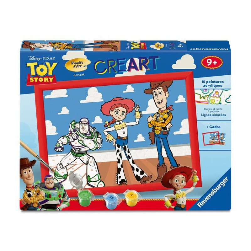 Kit de Peinture par Numéros Toy Story - Ravensburger CreArt Kids 18x24cm