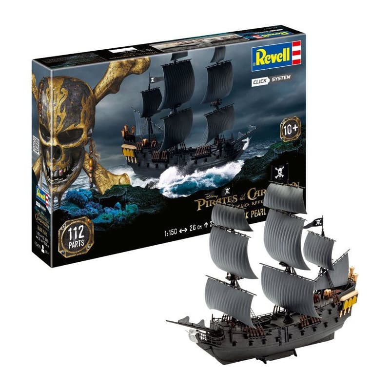 Maquette à Construire Black Pearl - Pirates des Caraïbes - Sans Colle