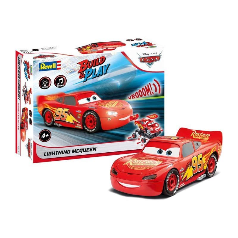 Kit Voiture à Construire Flash McQueen - REVELL Build & Play