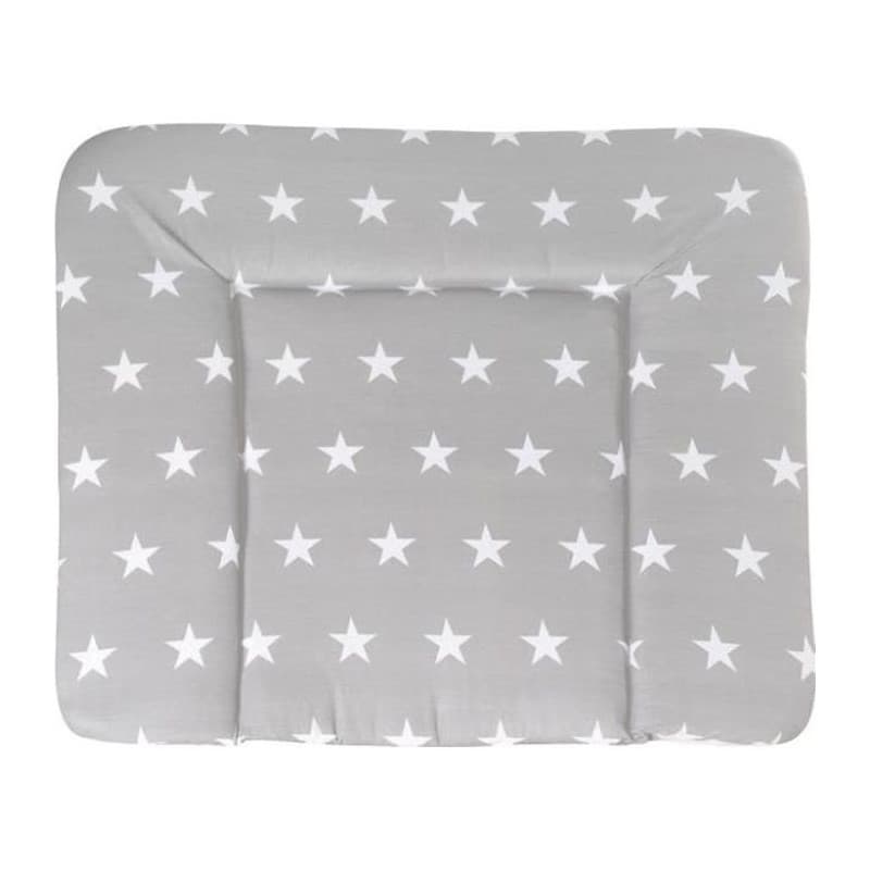 Matelas à Langer Little Stars ROBA - 85 x 75 cm - Gris Étoiles Blanches