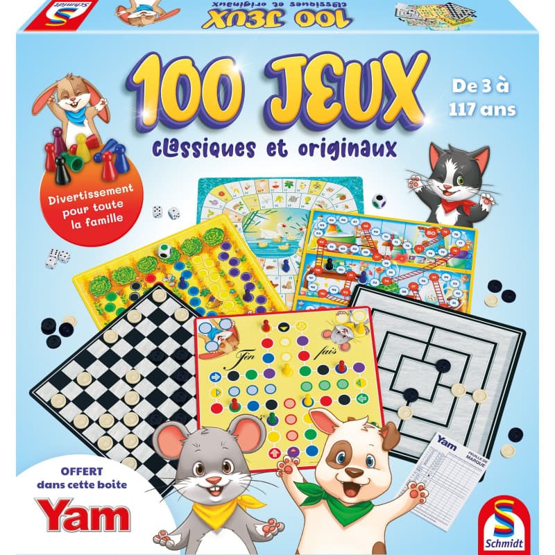 100 Jeux Classiques et Originaux pour Enfants - Schmidt Spiele