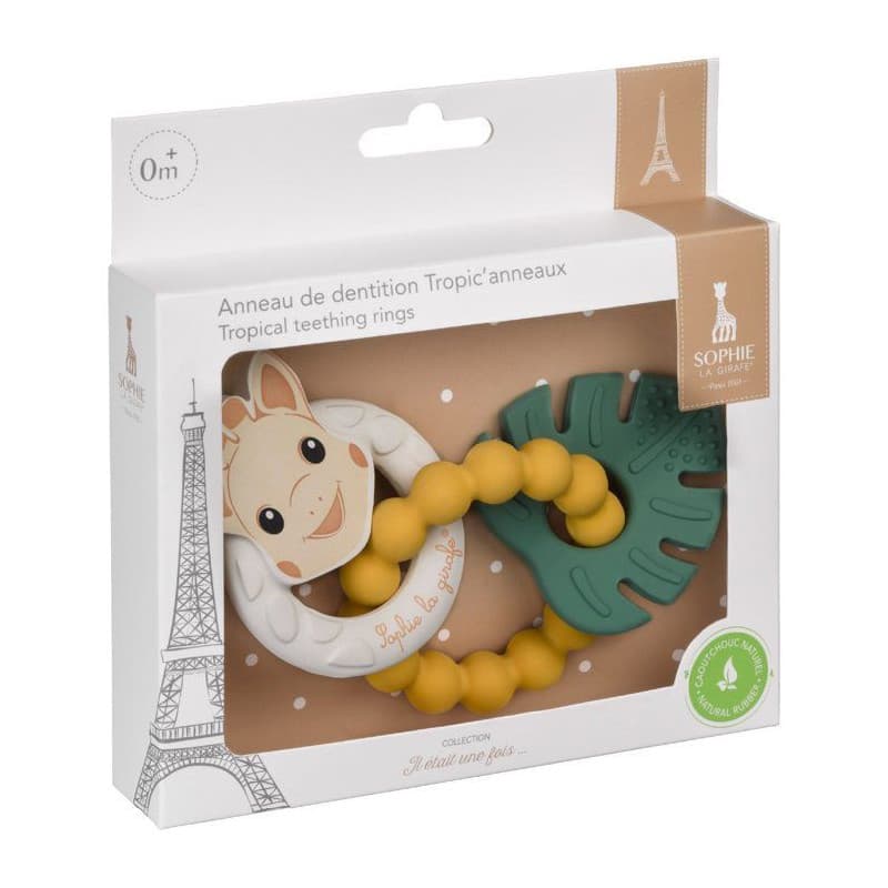 Set de 3 Anneaux de Dentition Sophie la Girafe - Tropic'Anneaux