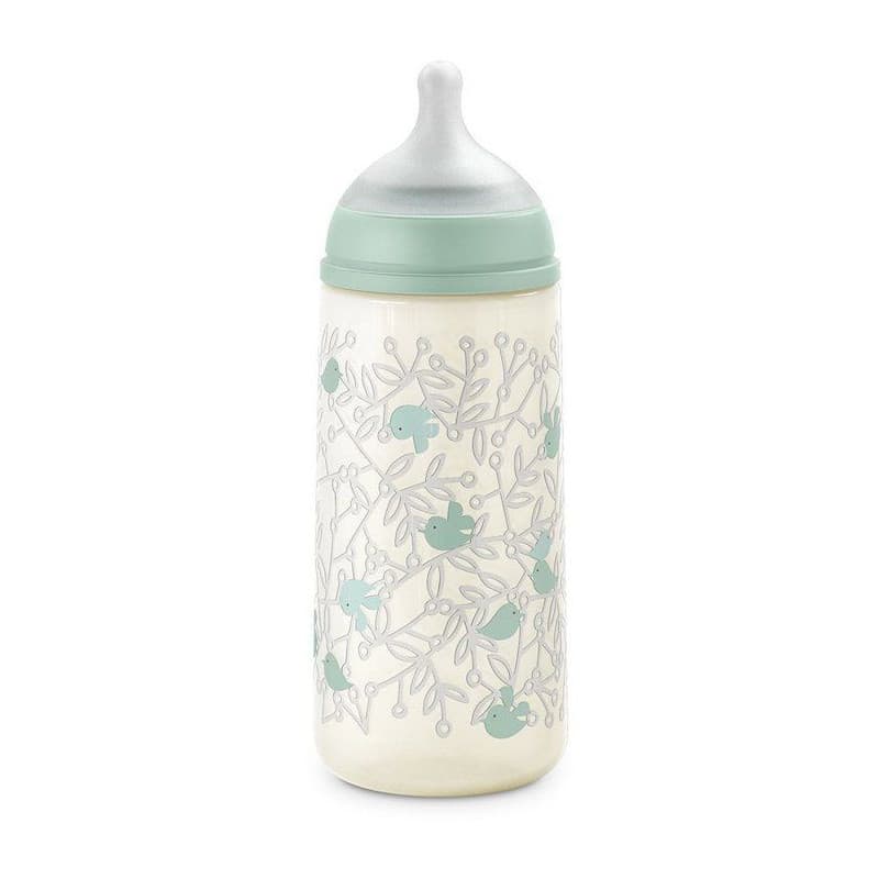 Biberon Suavinex Birdies 360 ml avec Tétine SX Pro - Vert