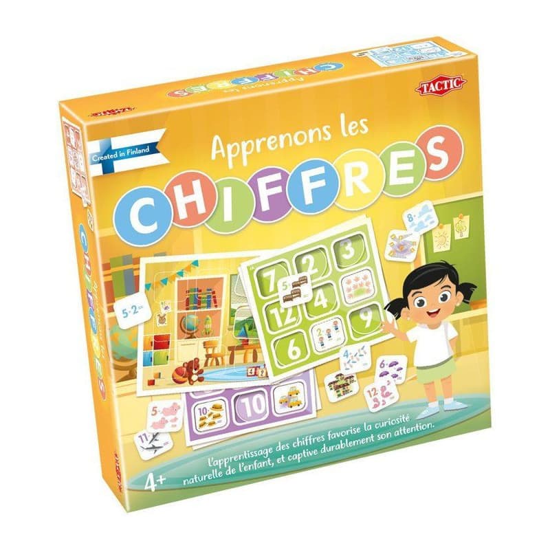 Apprenons les Chiffres - Jeu Éducatif pour Enfants à Partir de 4 Ans